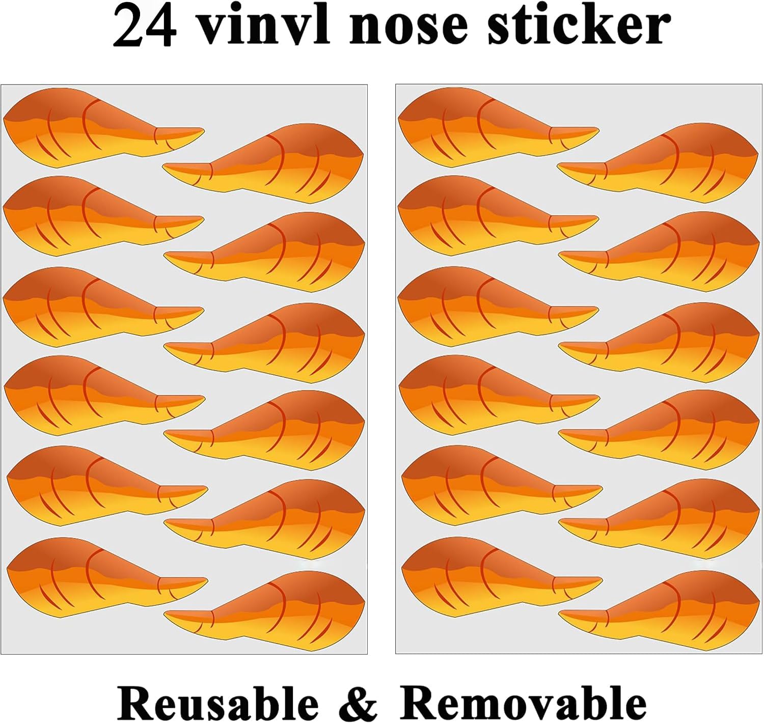 Skiennix Pin The Nose On The Snowman Game - Fun Christmas Party Activity For Kids | 24 Nose Stickers Included
