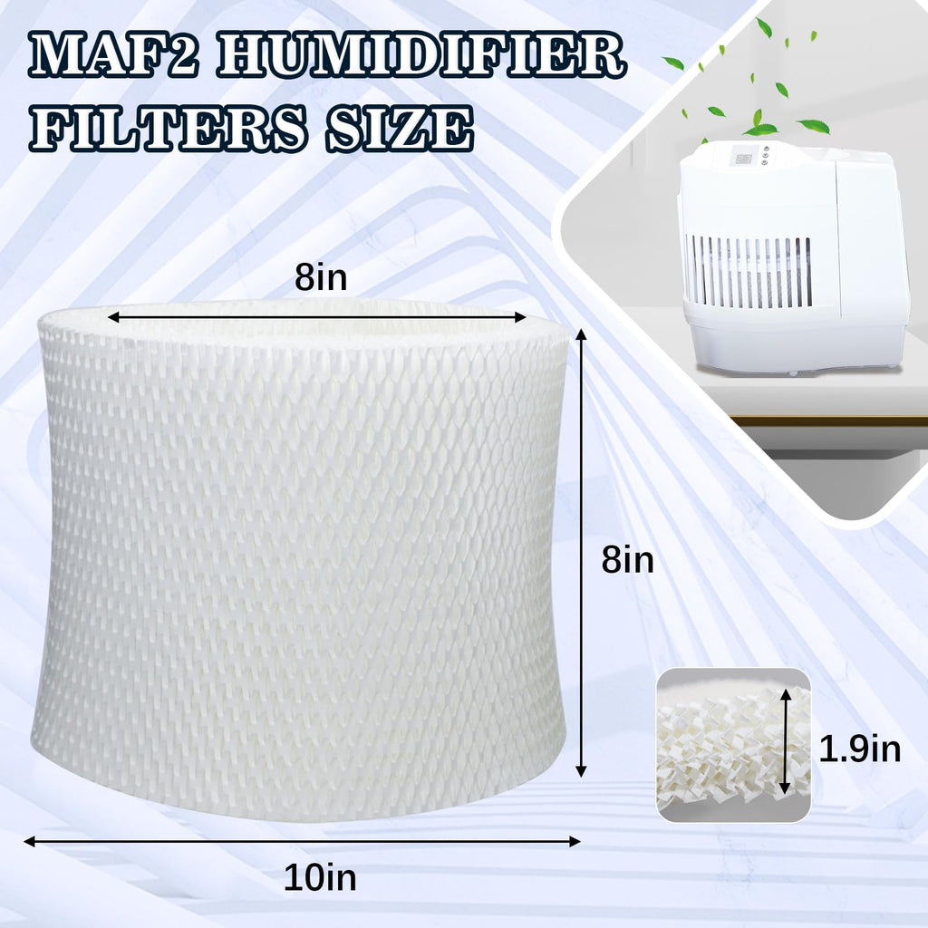 MAF2 Humidifier Wicking Filters Compatible With AIRCARE Essick Air Moist Air MA0800 MA0600 MA08000 MA0601 for Kenmore 15408 15508 154080 17006 29706 29988 Series Humidifier Replacement Filter (1-Pack)