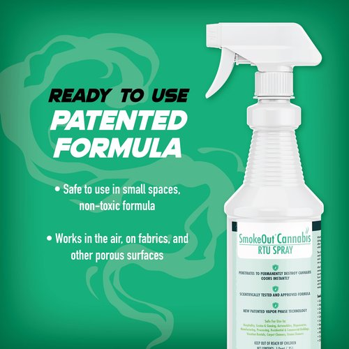 SmokeOut - Commercial Strength Odor Eliminator - Neutralizer, Deodorizer, Odor Remover (32 ounce)