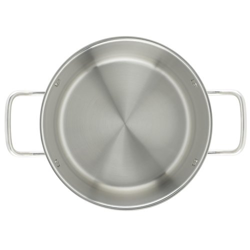 Winco Heavy-Duty Stainless Steel Stock Pot with Cover, 8 Quart
