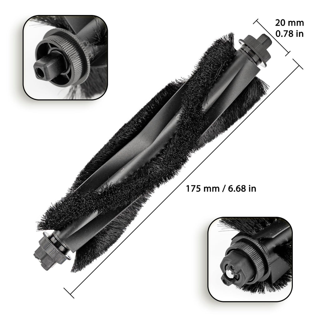 (2 Pack) L60 L50 Replacement Roller Brushes Compatible With eufy L60, L60 Hybrid, L60 SES, L50 SES, L50 Series Robot Vacuum, Main Brush Accessories Kit, Multi-Surface Brush