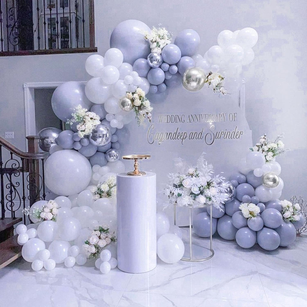 PartyWoo Dusty Purple Balloons - 50pcs 12 Inch Lavender Lilac Boho Decor for Graduation & Weddings