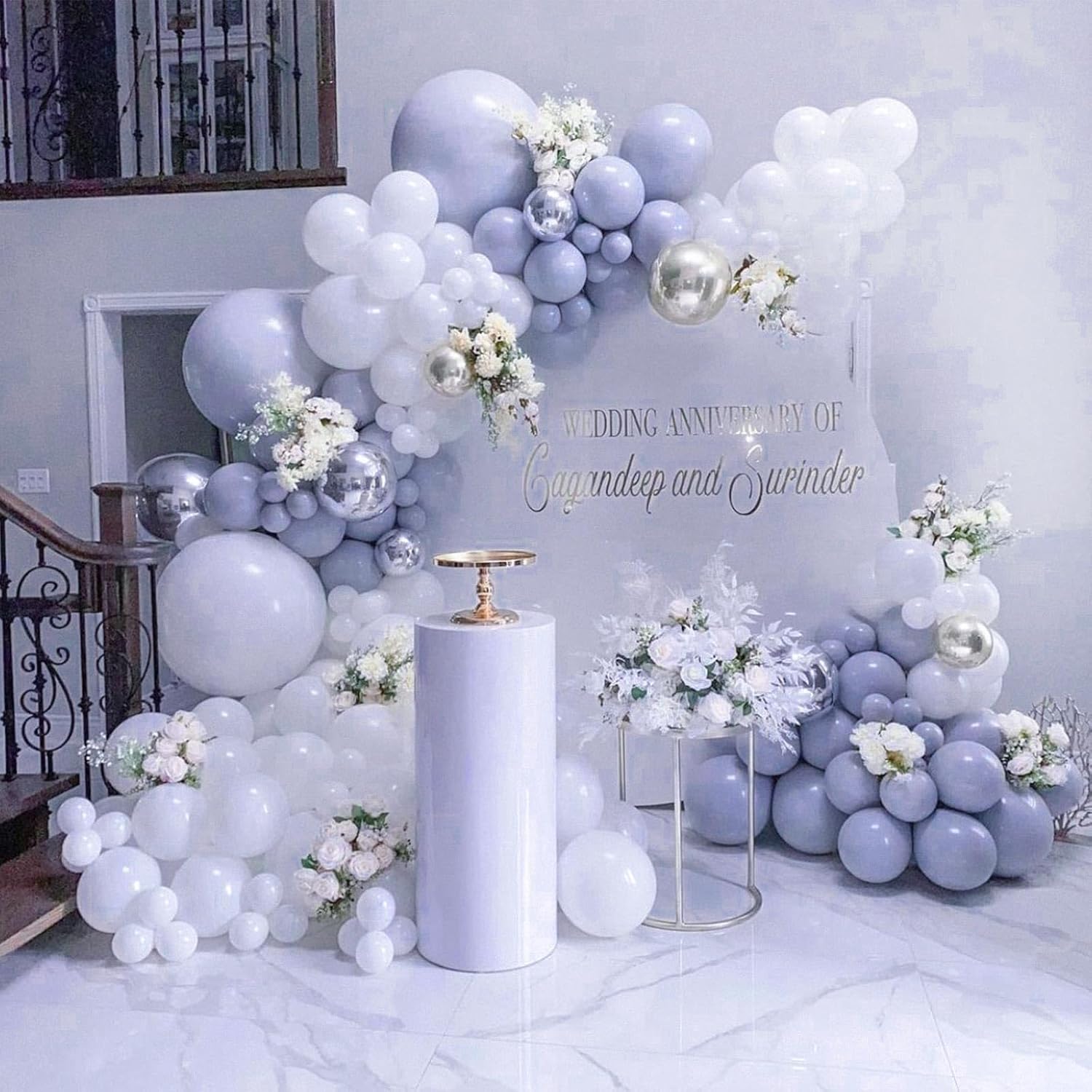 PartyWoo Dusty Purple Balloons - 50pcs 12 Inch Lavender Lilac Boho Decor for Graduation & Weddings