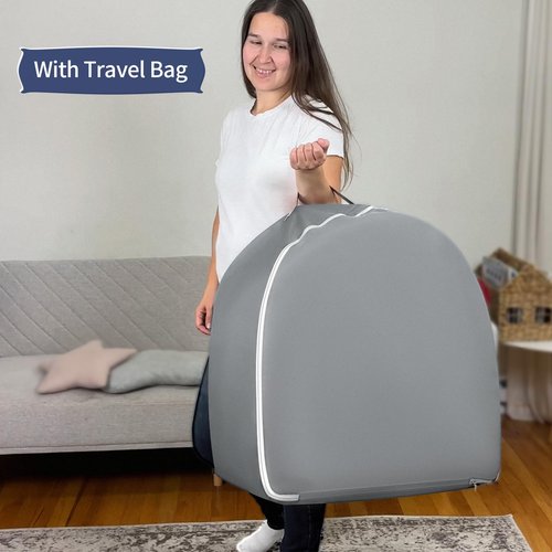 RONBEI Toddler Travel Bed, 2-in-1 Kids Travel Beds Sofa Chair, Foldable Portable Toddler Bed