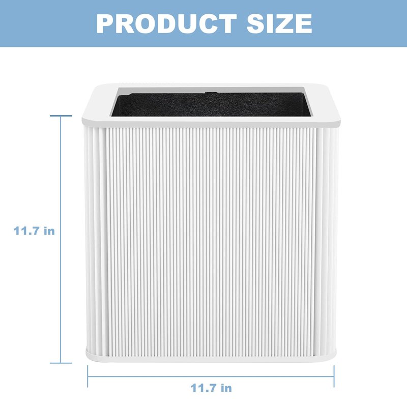 211+ Filter Replacement Compatible with Blue Pure 211+ Air Purifier Series, 2 Stage Filtration System of H13 True HEPA Filters & Activated Carbon Filter, 2 Pack