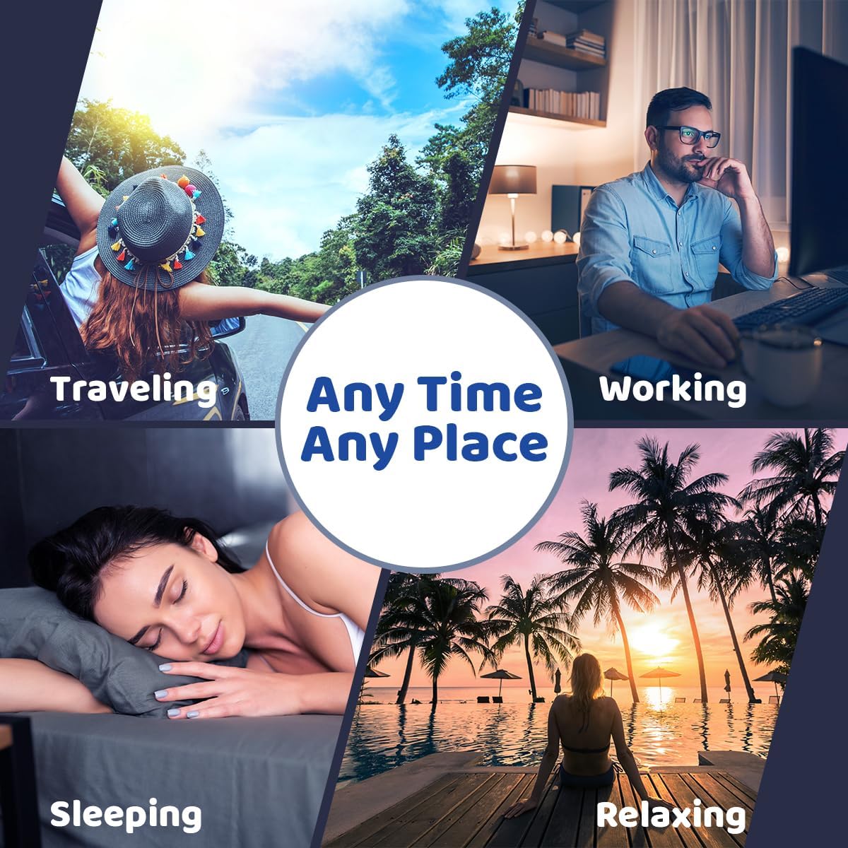 Sleepbox White Noise Machine - 25 Soothing Sounds & 10 Color Night Light | 4 Brightness Levels, 32 Volume Levels, Timer & Memory Function for All Ages