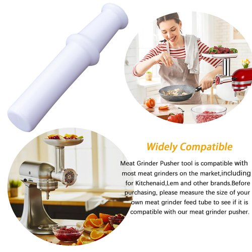 Meat Grinder Plunger for Kitchenaid, Lem and other brands,Universal Meat Grinder Food Grinder Pusher Tool(1 Pcs)