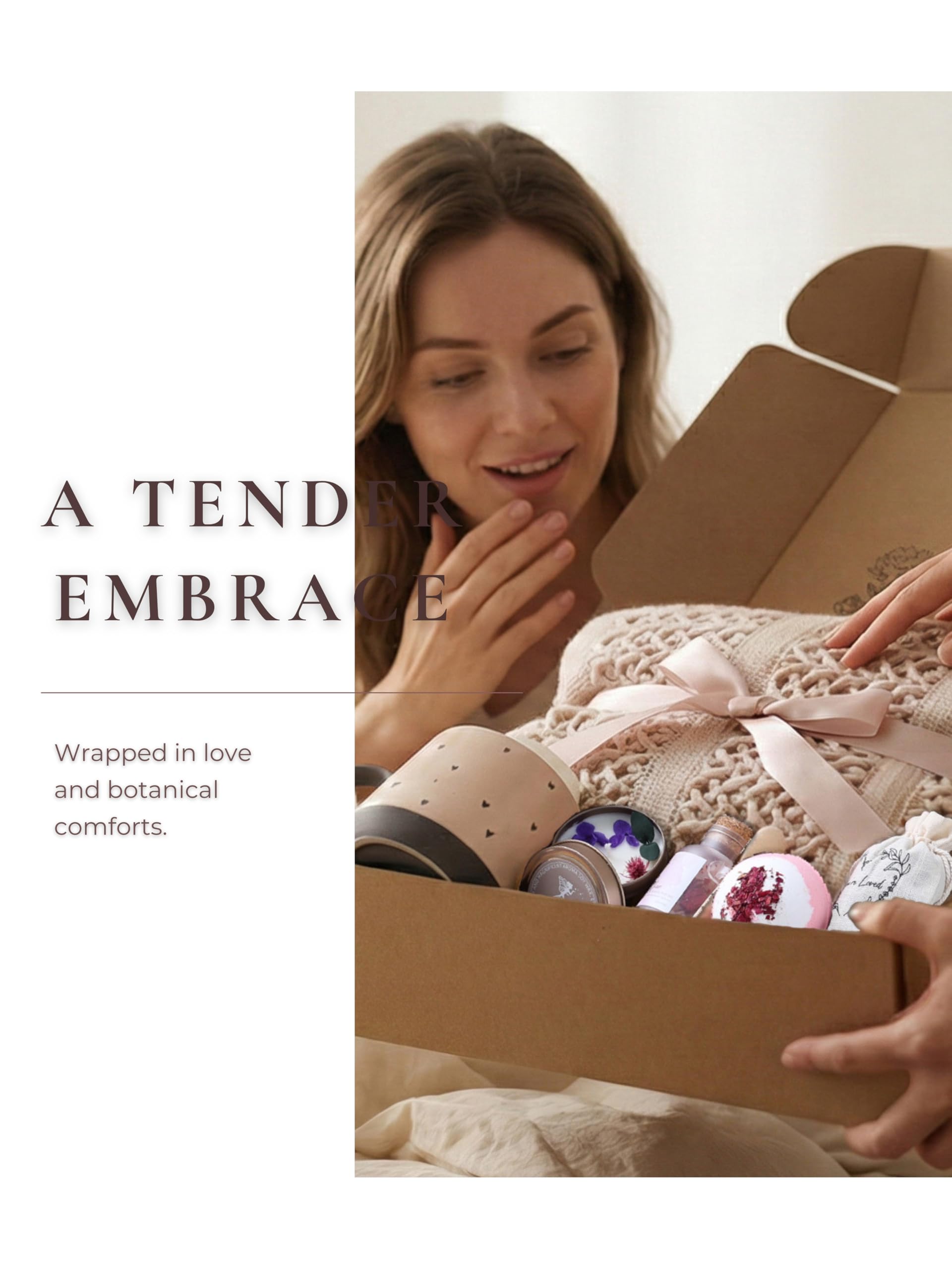 CASTATEO Get Well Gift Baskets for Women -Brithday Gift,Self Care Package,After Surgery Recovery, Sympathy/Thinking of You Gift,Condolence/Grief/Farewell/Bereavement/Miscarriage Gifts for Women