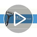 Neez 3-in-1 Julienne & Vegetable Peeler Set - Black & Blue Kitchen Tool