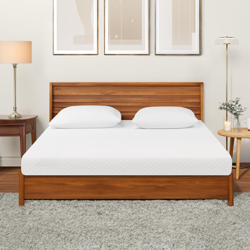 Neo Sleep 5-Inch Full Cooling Gel Memory Foam Mattress - Medium Firm Pressure Relief, CertiPUR-US Certified