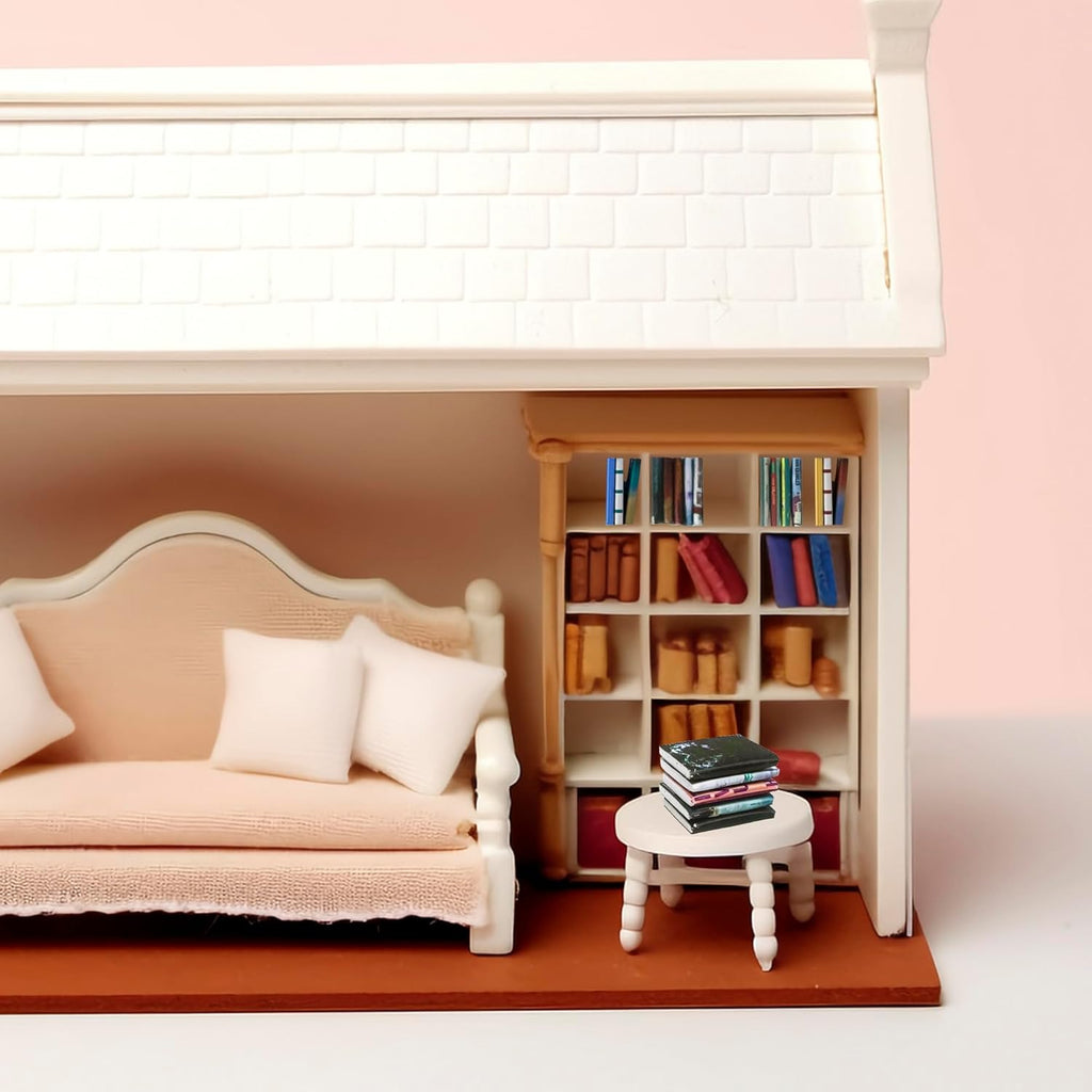 Skiennix Miniature Books Set - 200 PCS for Dollhouse Decor & DIY Crafting | Anxiety Bookshelf Accessories