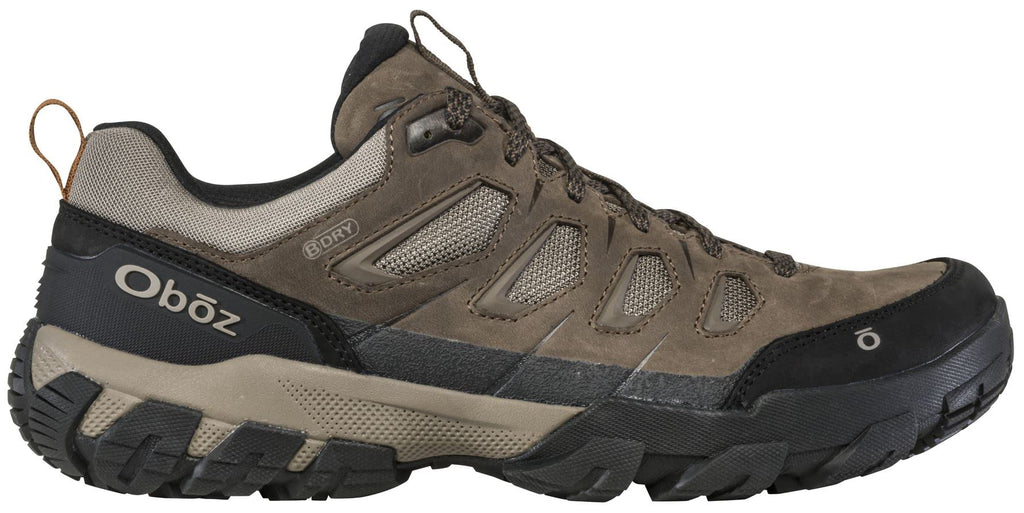 Oboz Men's Sawtooth X Low B-Dry Hiking Shoes, Canteen, 7
