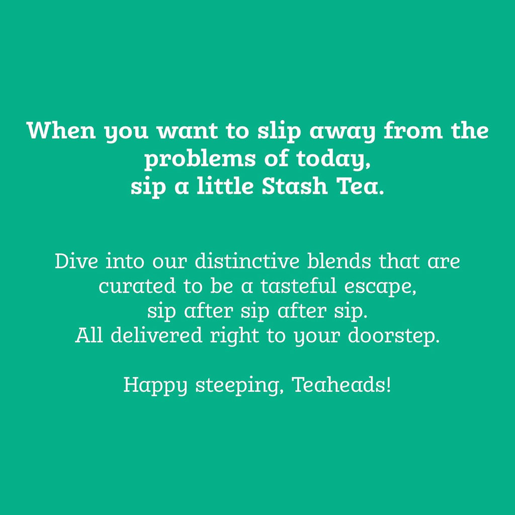 Stash Tea Soothing Herbal Tea Variety Pack - 6 Flavors, 6 Boxes, 18-20 Tea Bags Each
