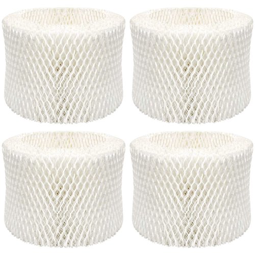 Funmit Humidifier Filters Replacement for Honeywell Humidifier Filter HAC-504 HAC-504AW and Honeywell Filter A, Replacement for Honeywell HCM-350 HCM-500 HCM600 Cool Mist Humidifiers, 4 Pack, White