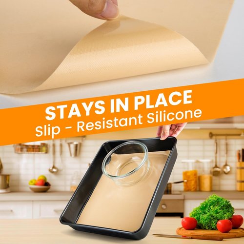 **Silicone Baking Mat Roll - Premium German Silicone - Heat Resistant Non-Stick Pastry Mat | Reusable Dough Rolling Mat**
