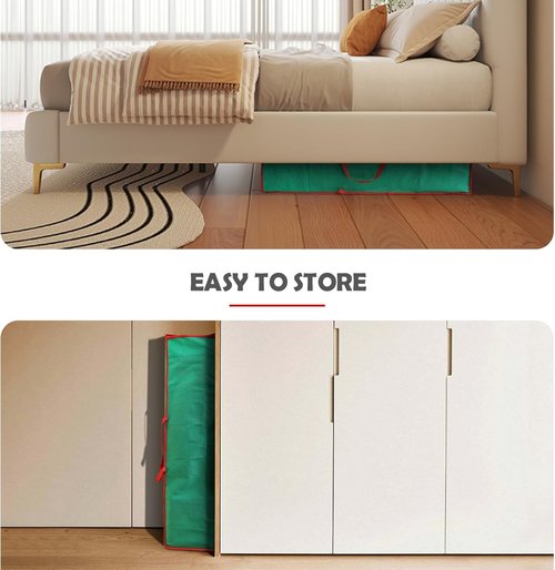 Gift Wrapping Organizer Storage Bag by [Brand Name] - 41 Inch Capacity for 25 Rolls | Green Design