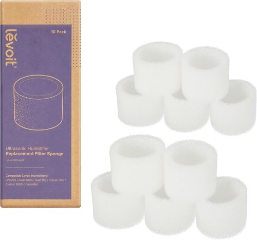 Levoit Top Fill Humidifier - 10 Pack Replacement Filters for Enhanced Air Quality