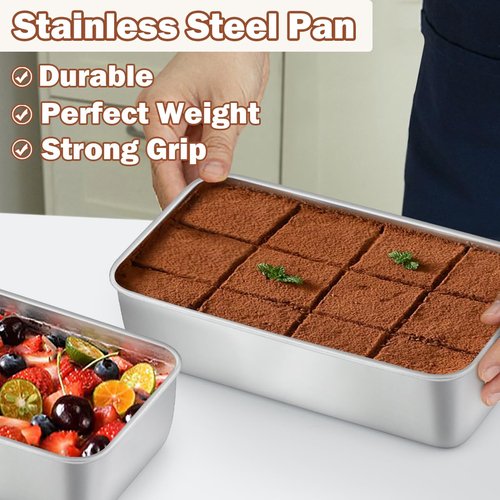LIANYU 20 Pack Loaf Pans for Baking Bread, 9x5 Inch Bread Baking Pans, Stainless Steel Loaf Tin for Meatloaf, Banana Sourdough, Dishwasher Safe