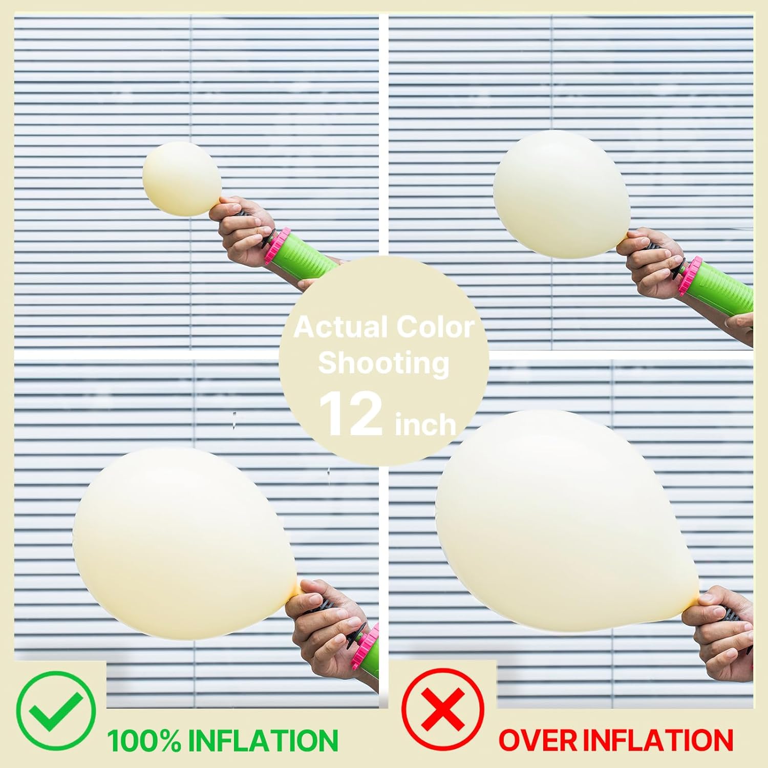 PartyWoo Pastel Yellow Balloons - 155-Piece Arch Kit for Baby Showers & Birthday Parties | 5-18 Inch Sizes