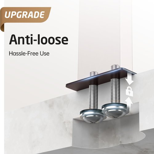 KES Bronze Standing Towel Rack with Weighted Marble Base, 2-Tier Towel Rack Stand for Bathroom Floor, Bath Towel Holder Fits Bath Towel & Hand Towel,18/8 Stainless Steel, BTH217-BB
