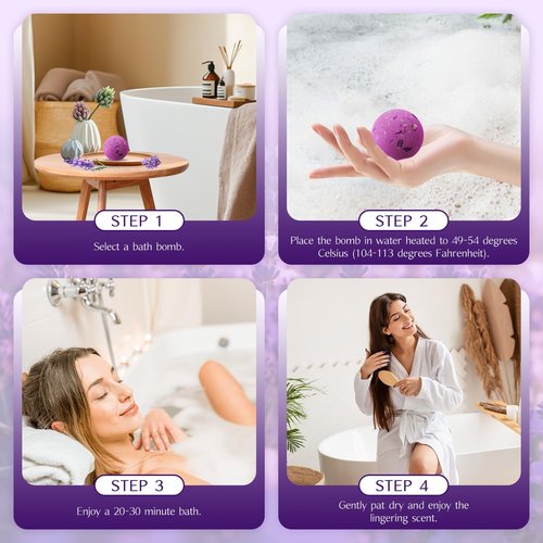 Advent Calendar 2026, 24 Different Natural Scents Bath Bombs Advent Calendar for Relaxation & Stress Relief-Christmas Gift for Women & Men, Stocking Stuffers