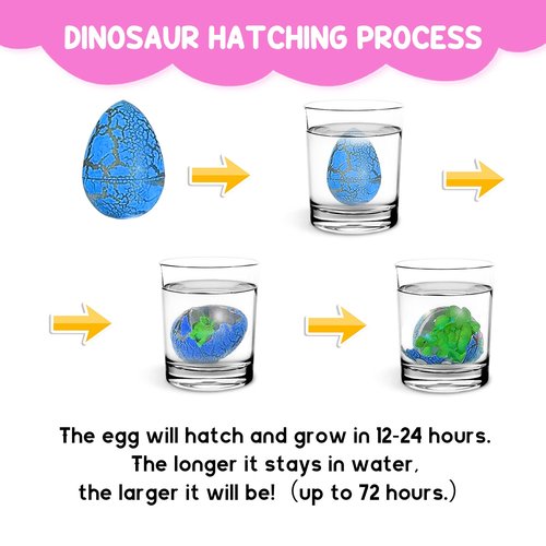 Lionoble Valentines Day Gifts for Kids, 30 Pack Valentines Cards with Dinosaur Egg Hatching Bulk, Funny Dino Eggs Valentine Exchange Cards for Girls Boys Class School Classroom Party Favors