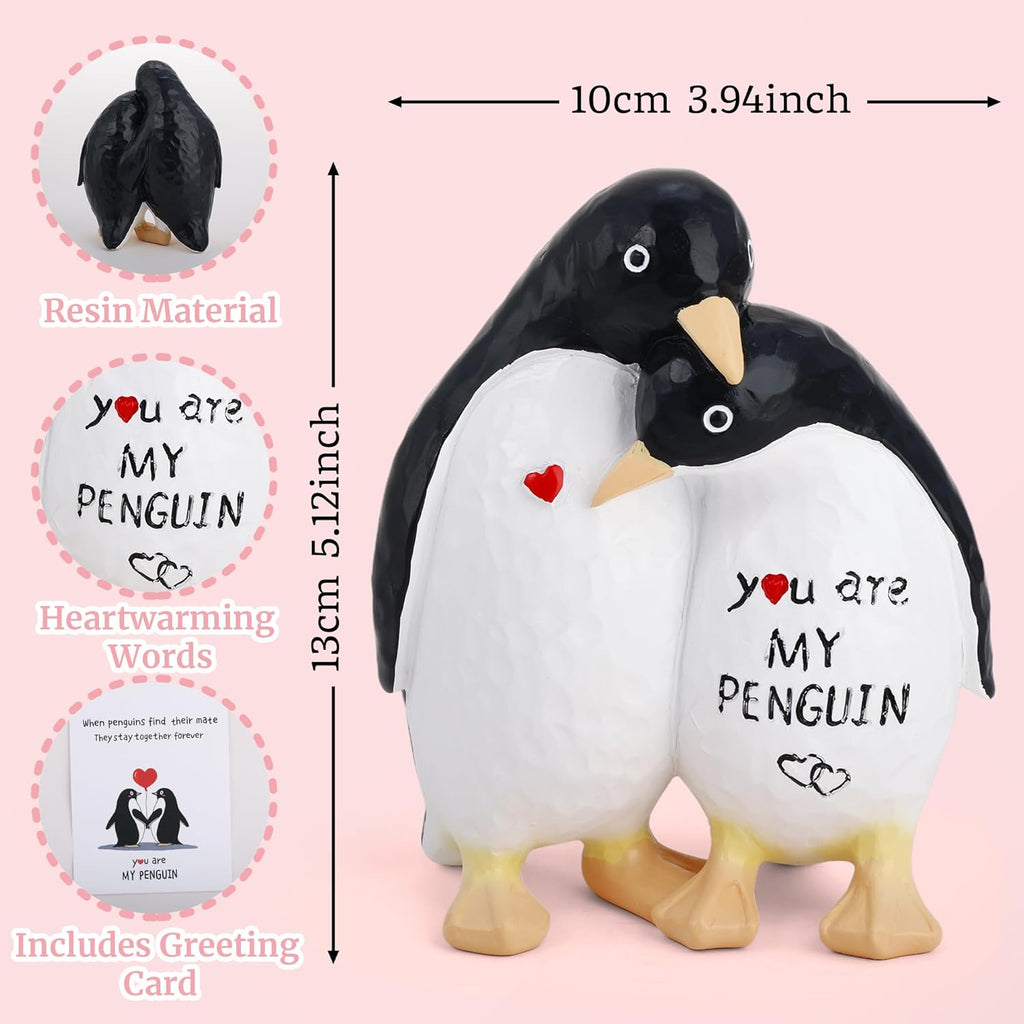 Regine Switzerland Cute Penguin Figurine - Romantic Anniversary Gift for Couples | Perfect for Birthdays & Valentine's Day