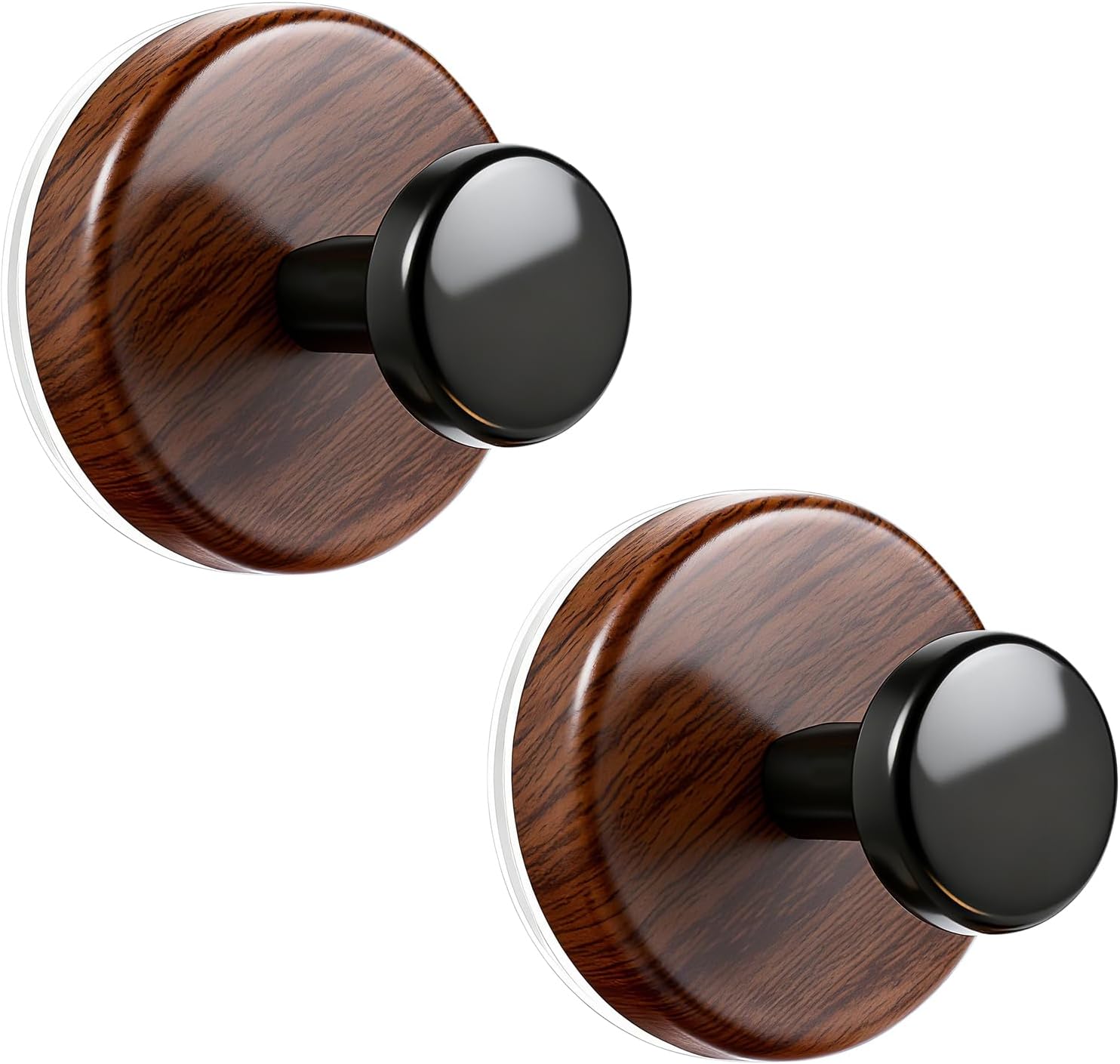 Skiennix 2-Pack Wreath Hanger - Heavy Duty Suction Cup Hook for Front Door | Versatile for All Holidays