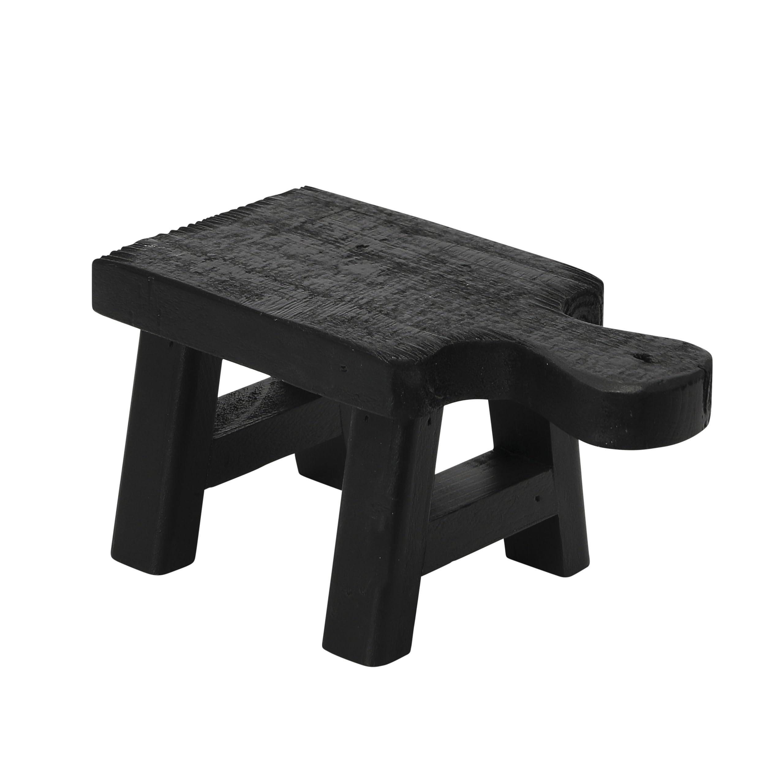 Creative Co-Op Decorative Wood Pedestal, Black