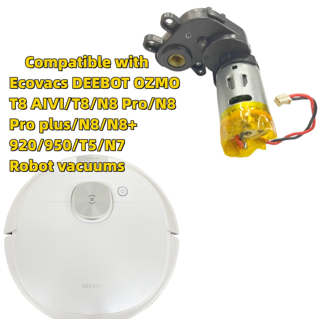 Main Brush Motors for Ecovacs DEEBOT OZMO Yeedi T8 T9 T9+/T8 AIVI/T8/N8 Pro/N8 Pro plus/N8/N8+/920/950/T5/N7/X1/T10 DVX34 DX9G Series Robot Vacuums