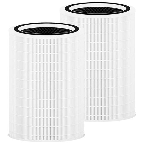 Hichoryer 12010 H13 True HEPA Replacement Filter Compatible with Clorox Large Room Air Purifier 11010 & 11011, 1,500 Sq Ft, 3-in-1 True HEPA and Activated Carbon Filter, 2 Pack