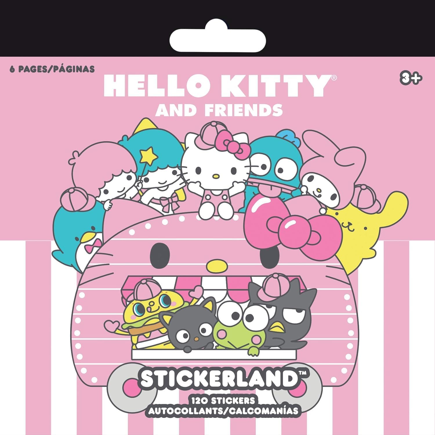 Hello Kitty My Melody and Kuromi Lunch Box for Girls Set - Bundle with My Melody & Kuromi Lunch Bag Plus Stickers, Water Bottle, More | My Melody & Kuromi Lunch Container