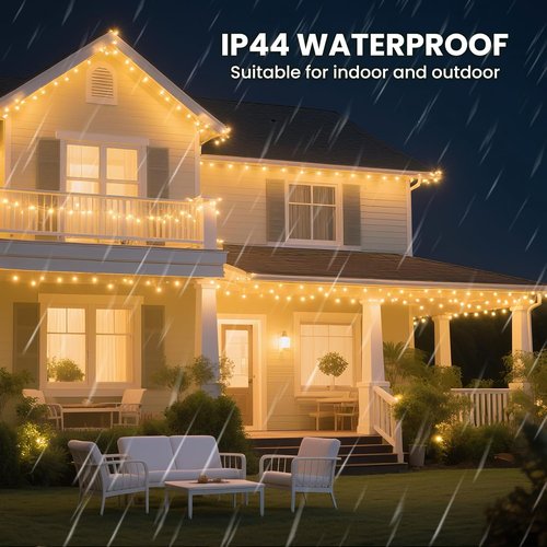 Dailyart 500 LED Fairy Lights - Warm White String Lights with Remote & Timer | 42Ft Waterproof Decor