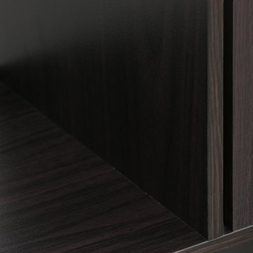 Furinno SIMPLY Book Shelf, 3-Tier Geometric Bookshelf, S-Shape Bookcase with Open Shelf, 11.8" x 23.6" x 37.3", for Organization and Storage, for Living Reoom, Bedroom, Home Office, Espresso