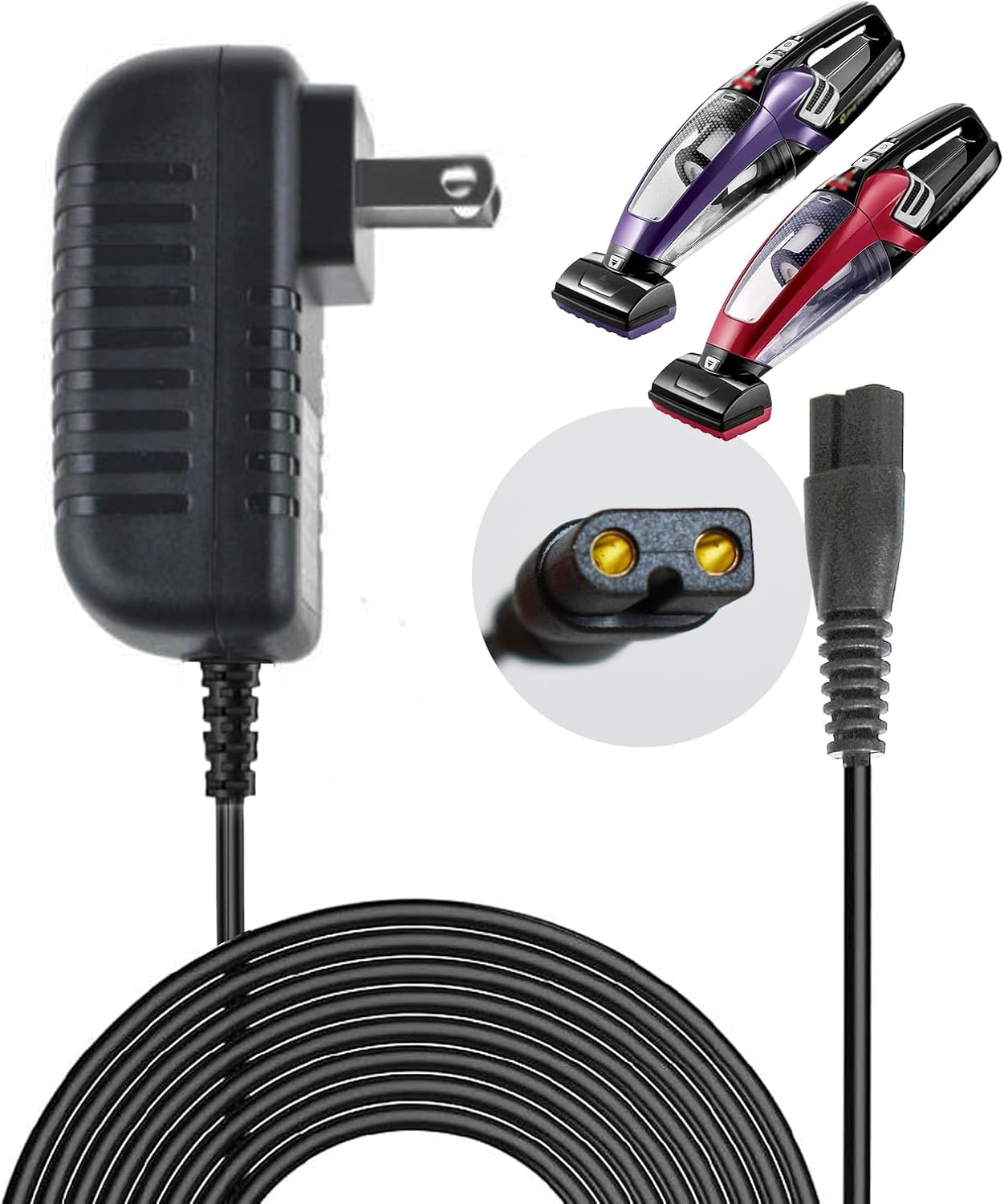 Bissell Replacement Charger - 14.4V Lithium Ion for Pet Hair Eraser Models 2390, 2390A, 2284, 2284W