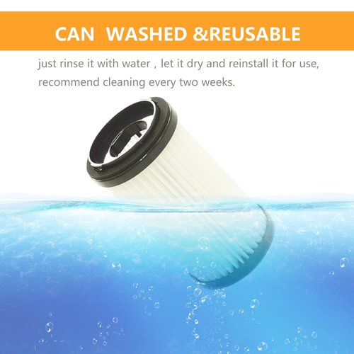 EZ SPARES Replacement for Kenmore Vacuum Cleaners DCF-1 DCF-2 Washable & Reusable HEPA Filters Replacement Kit to Filt 82720, 471178 & 82912(2pcs)