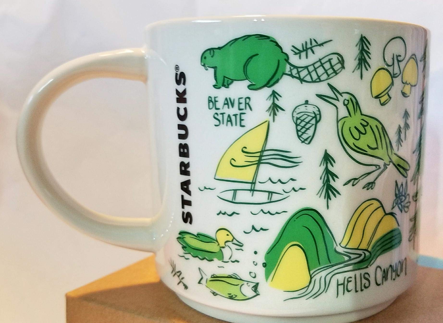 Starbucks Been There Across the Globe Series Mug 14 oz OREGON