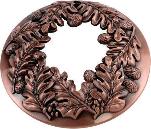 Bronze Sacred Fruit Candle Topper by Lid Jar - Enhance Burn Evenness | Elegant Home Decor Accessory