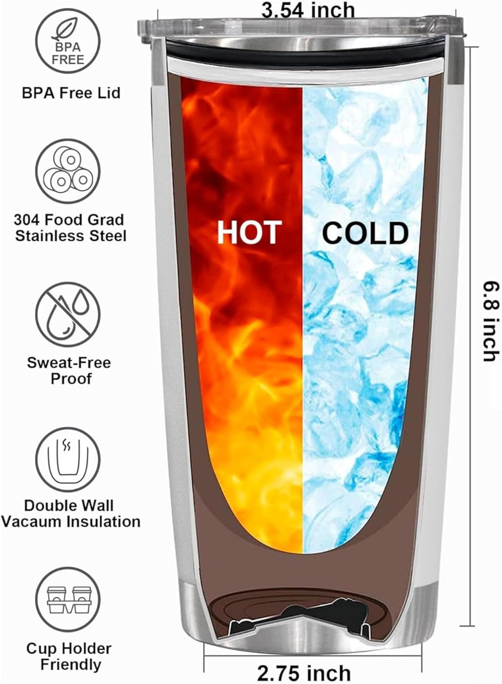 Skiennix 20 Oz Tumbler - Perfect Retirement Gift for Coworkers & Friends | Goodbye & Farewell Design