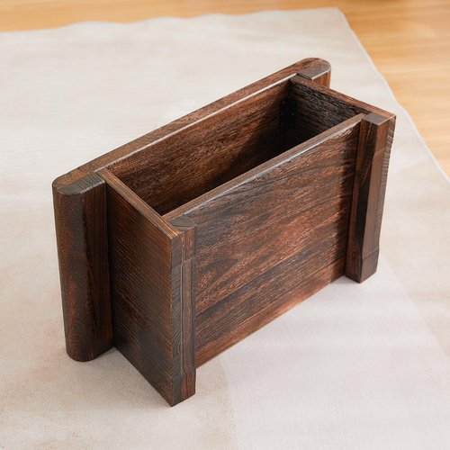 GZQWDC Japanese Altar Table,Folding Floor Table,Wood Small Low Meditation Table,Coffee Table for Living Room, Brown,19.7" x 11.8" x 7.9"
