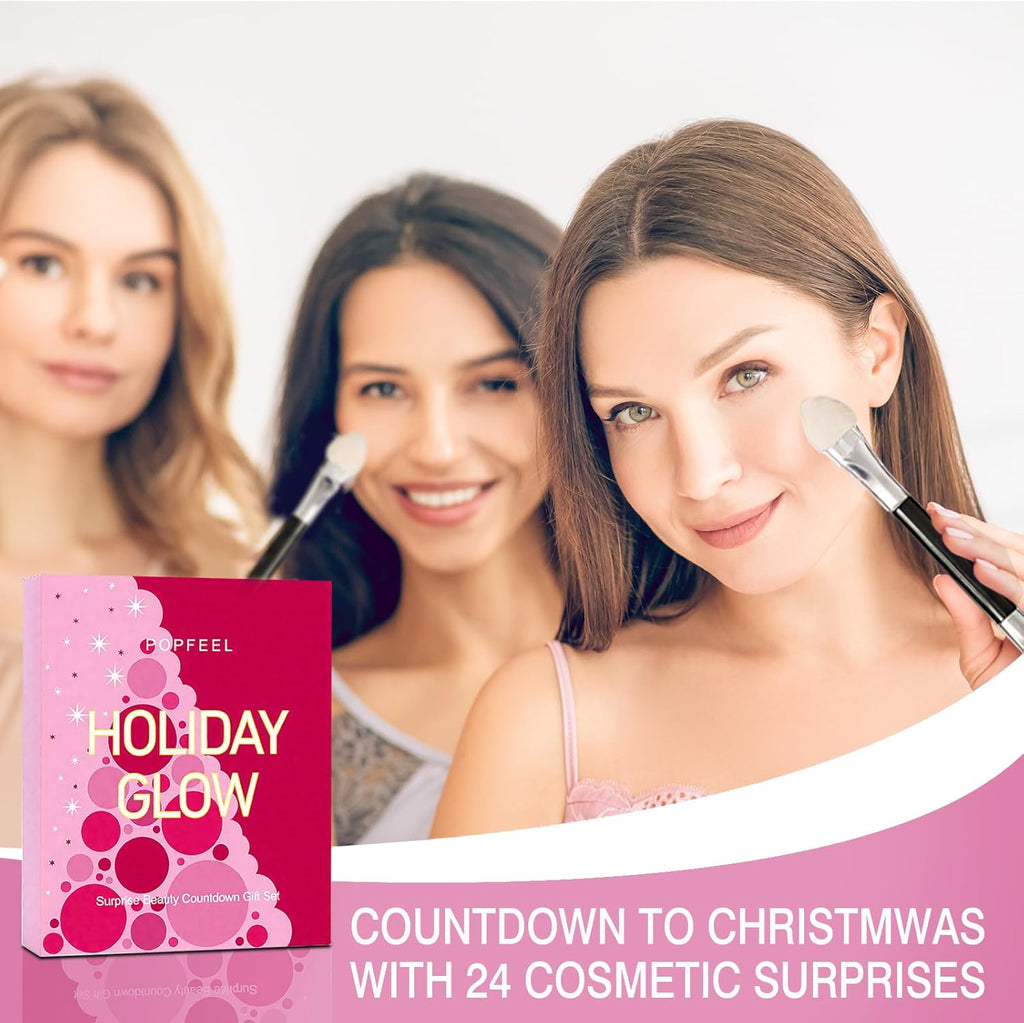 MYUPDALIN Makeup Kit - Complete Makeup Set for Teens & Women | Holiday Advent Calendar Gift