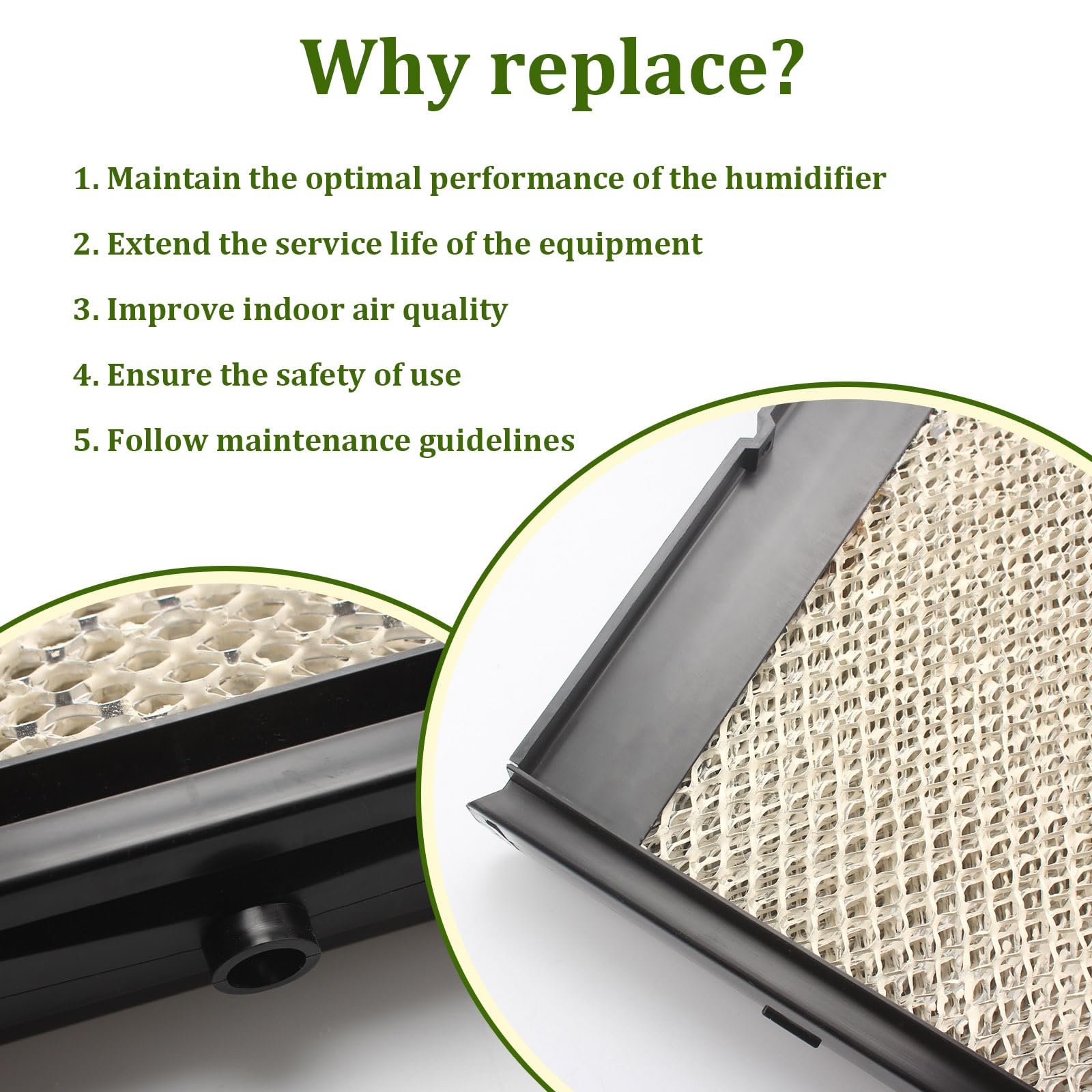 Aulpq Humidifier Maintenance Kit 4750 for AprilAire Whole-House Humidifier Models: 700, 700A, 700M, 760, 760A, 768,with Panel Model No. 35 Humidifier Replacement Filter