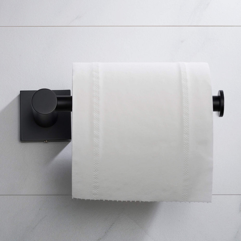 KRAUS Ventus Bathroom Toilet Paper Holder, Matte Black Finish, KEA-17729MB