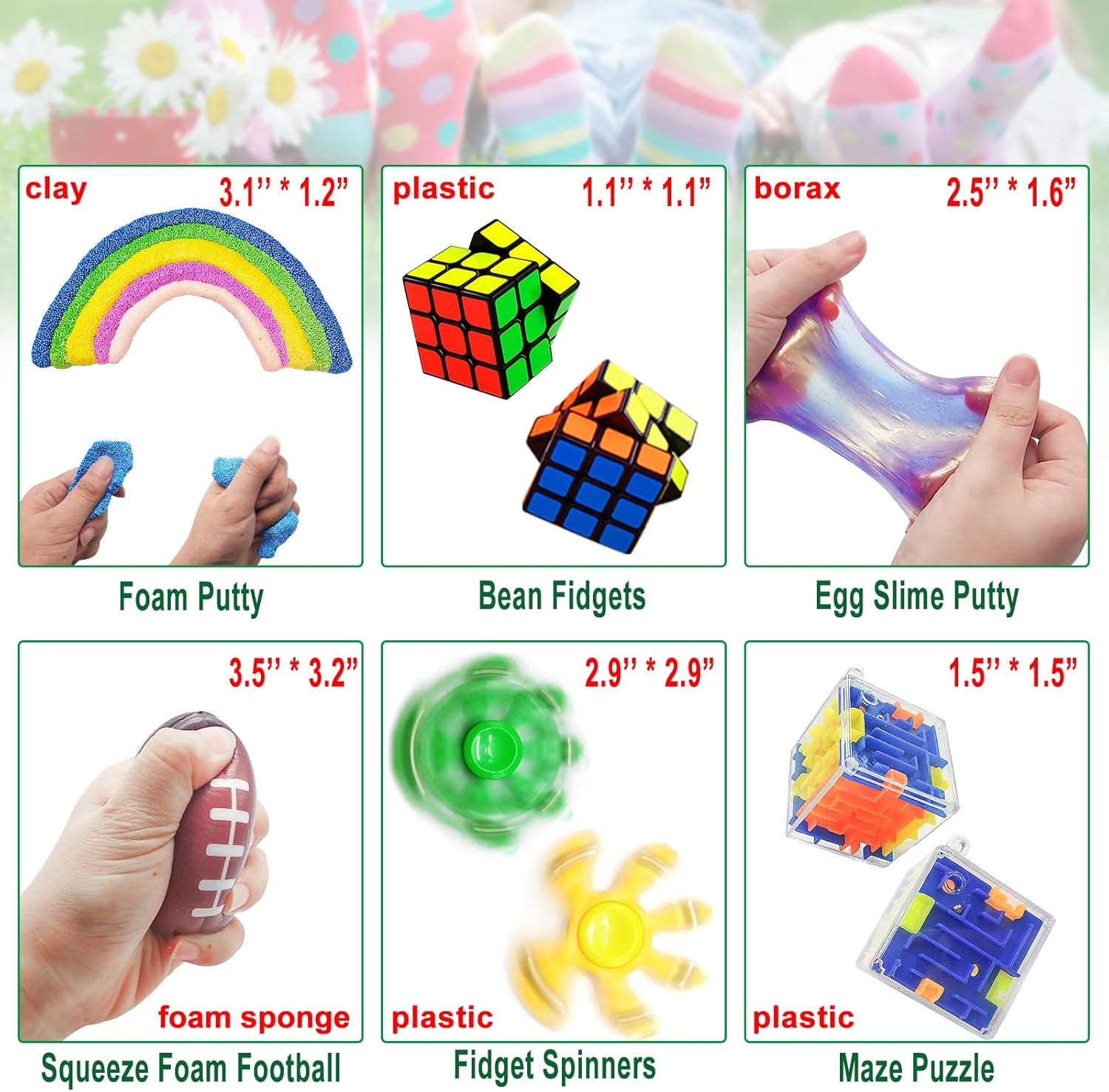 Scientoy Fidget Toy Set - 35 Pcs Sensory Toys for Stress Relief & Anxiety | Ideal for Kids & Adults