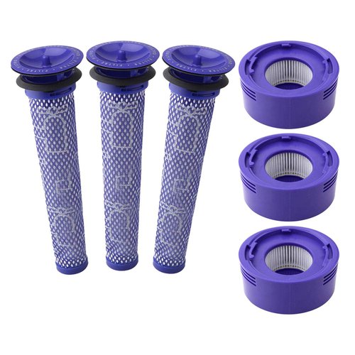 Hechuang Filters kit for Dyson V7, V8 Animal And Absolute Vacuum, Replacement Parts (DY-96566101) and Post- Filter (DY-96747801)…