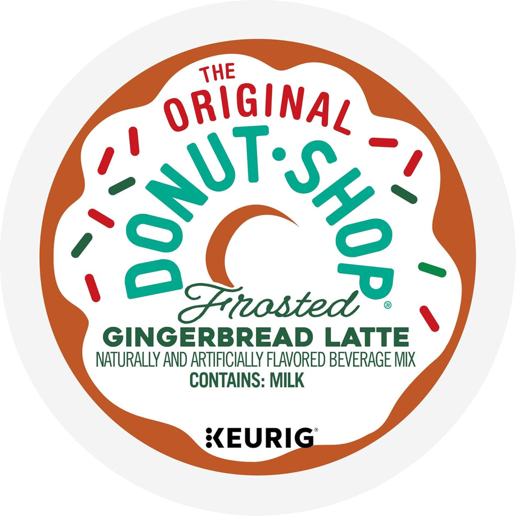 Original Donut Shop | One Step Latte K-Cup Pods - Frosted Gingerbread Flavor, 20 Count