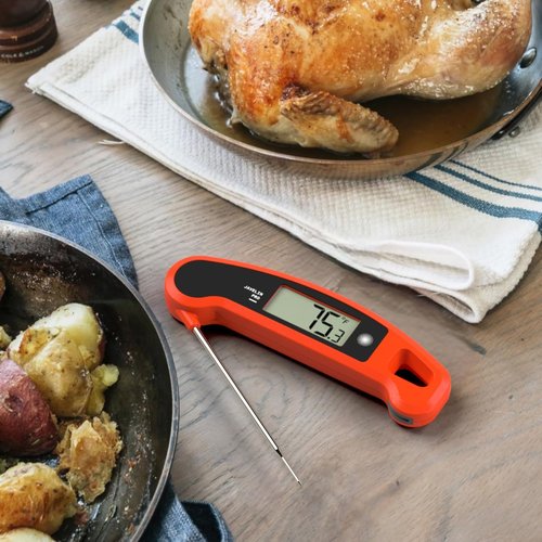 Lavatools Javelin® PRO Classic Digital Instant Read Meat Thermometer - Ultra-Fast 2-Second Response, Auto-Rotating Backlit Display, IP65 Water Resistant