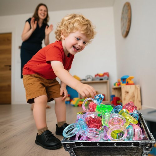 Kids Mining Cart Treasure Chest Toys Vintege Mine Car Compartment Box for Pretend Play Preschool Kids Ages 3+ Years
