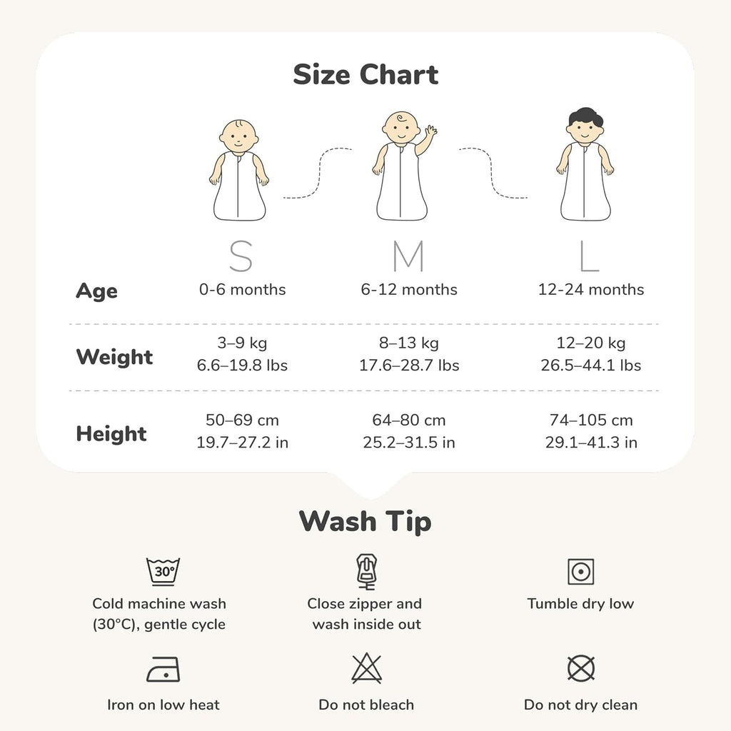 Momcozy Baby Sleep Sack - 1.5 TOG Wearable Blanket with Plush Filling & Two-Way Zipper | Small, Blue
