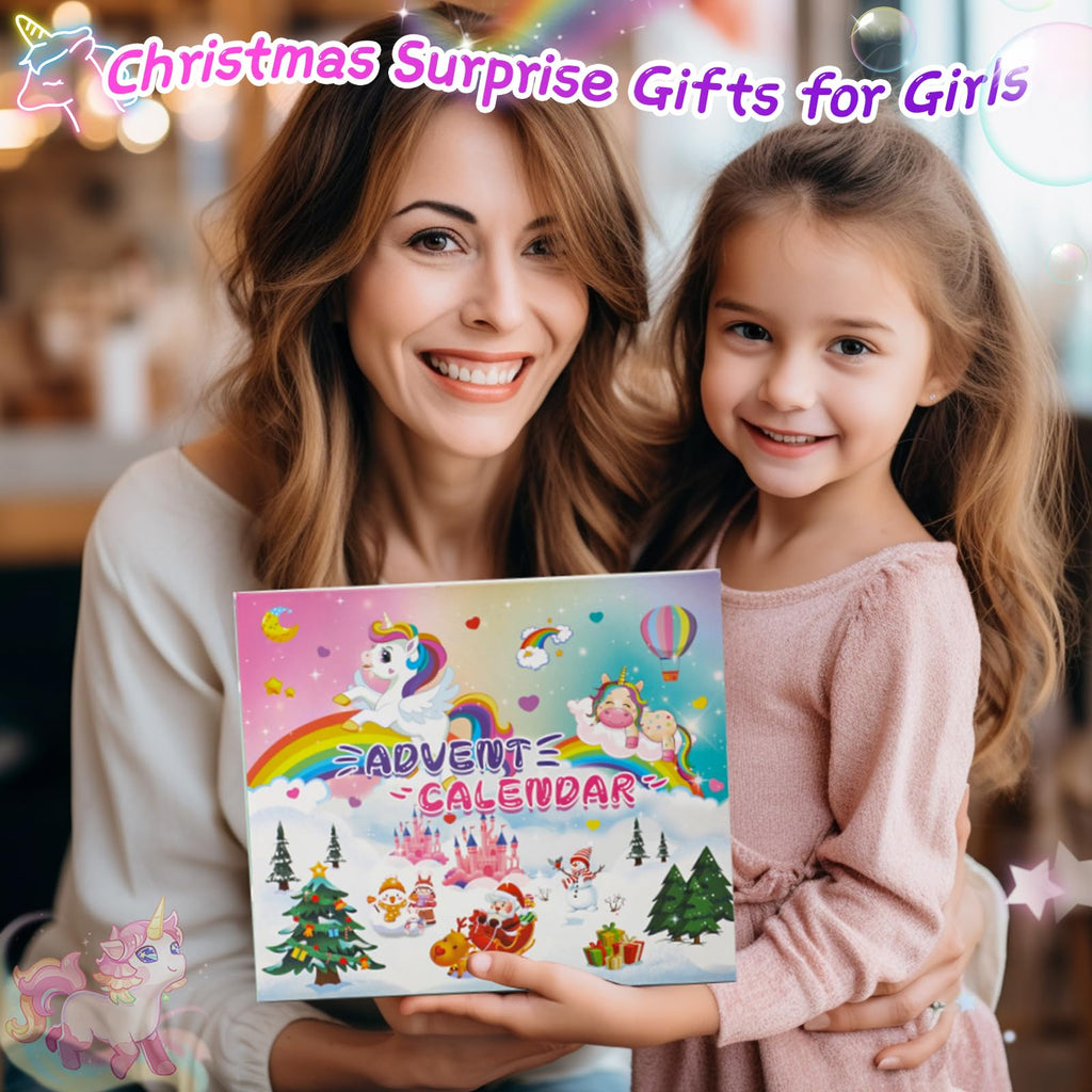 Advent Calendar 2026 Girls, 24 Days Christmas Countdown Calendar with 2pcs DIY Charm Bracelets Kits, DIY Christmas Charm Bracelet Gifts for Girls Kids Women